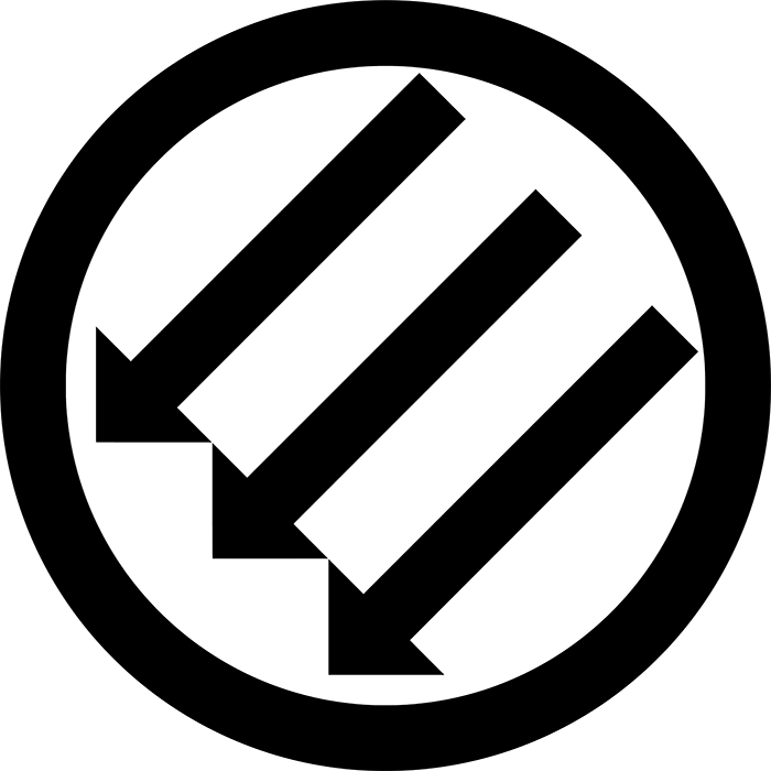 Symbol of AntiFa arrows